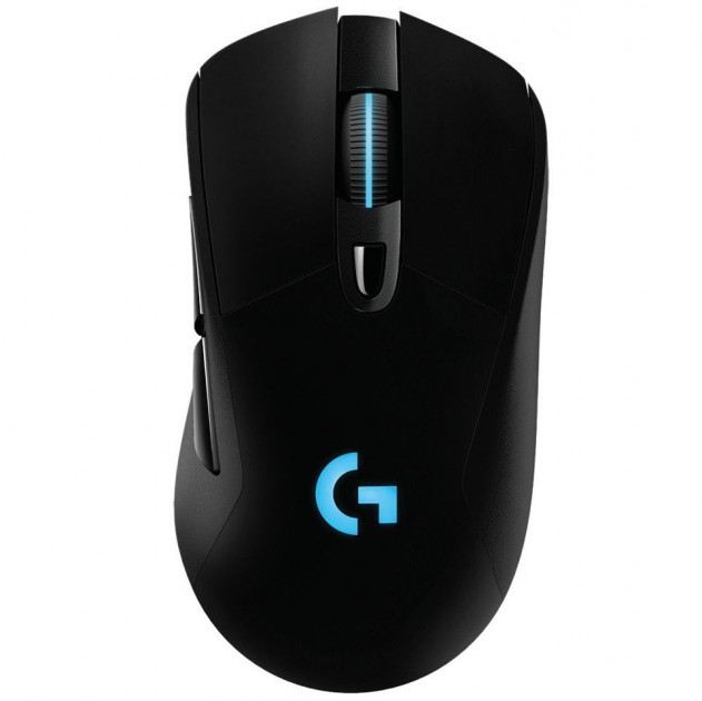 Logitech Gaming Mouse G703 Lightspeed Wireless, Bluetooth, High-speed, Hero 16K Gaming Sensor, Mechanical button, 6 Programmable buttons, 100-16000 dpi, LIGHTSYNC RGB lighting. photo 1
