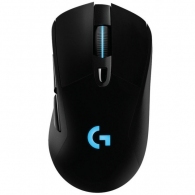 Logitech Gaming Mouse G703 Lightspeed Wireless, Bluetooth, High-speed, Hero 16K Gaming Sensor, Mechanical button, 6 Programmable buttons, 100-16000 dpi, LIGHTSYNC RGB lighting. thumbnav 1