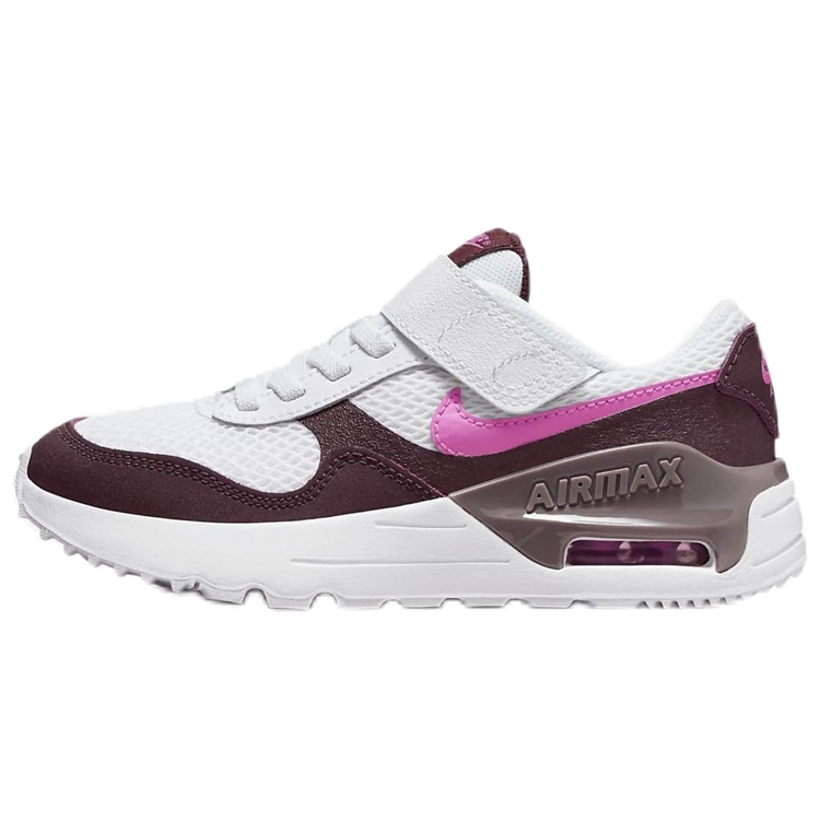 Кроссовки Nike AIR MAX SYSTM (PS) / Мужской / 32 / Белый/Бордовый photo 1