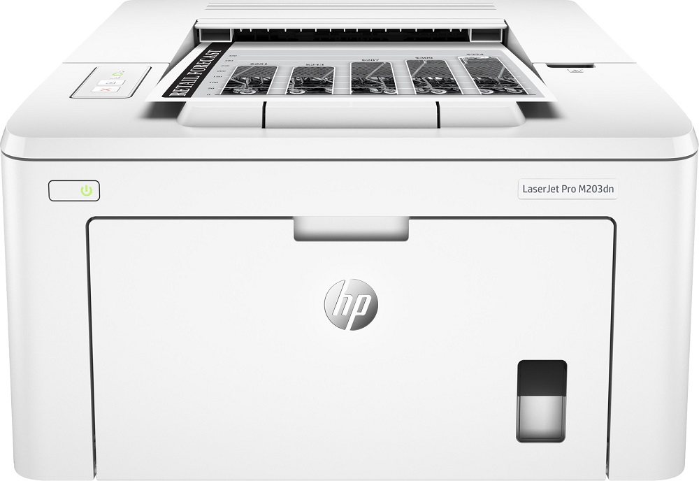 Принтер HP LaserJet Pro M203dn / A4 / Ethernet / Duplex / White photo 1