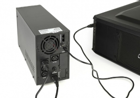 Gembird EnerGenie EG-UPS-PS2000-01, Llne interactive, 2000VA / 1600W, LCD display, Output sockets: 4pcs x C13, USB port thumbnav 3