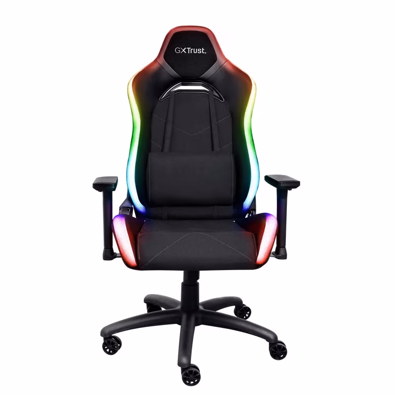Fotoliu Gaming Trust GXT 719 Ruya / 150kg / up to 195cm / Black RGB 