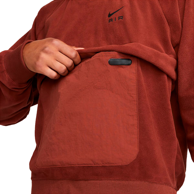 Hanorac pt bărbați Nike M NSW AIR WINTER TOP L Maro photo 4