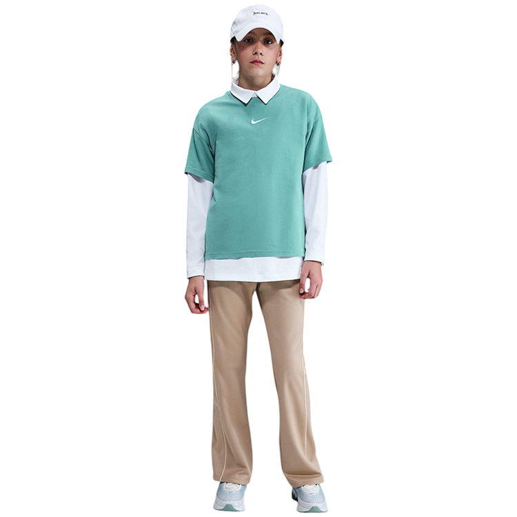Tricou Nike G NSW TEE BOY ESSNTL LBR S Verde Femei photo 2