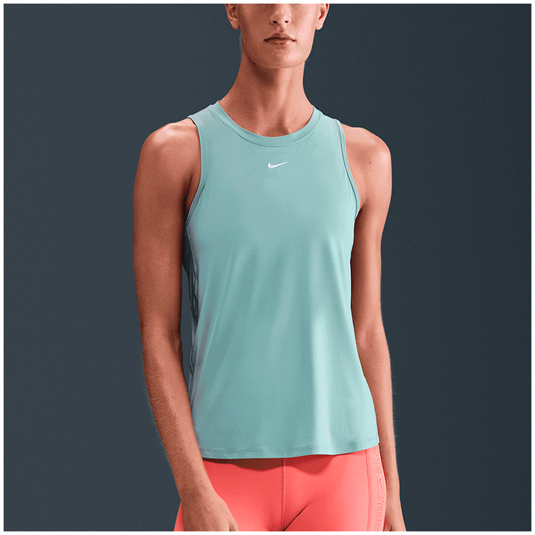Maiou Nike W NK ONE CLASSIC DF TANK WT XS Verde Femei photo 3