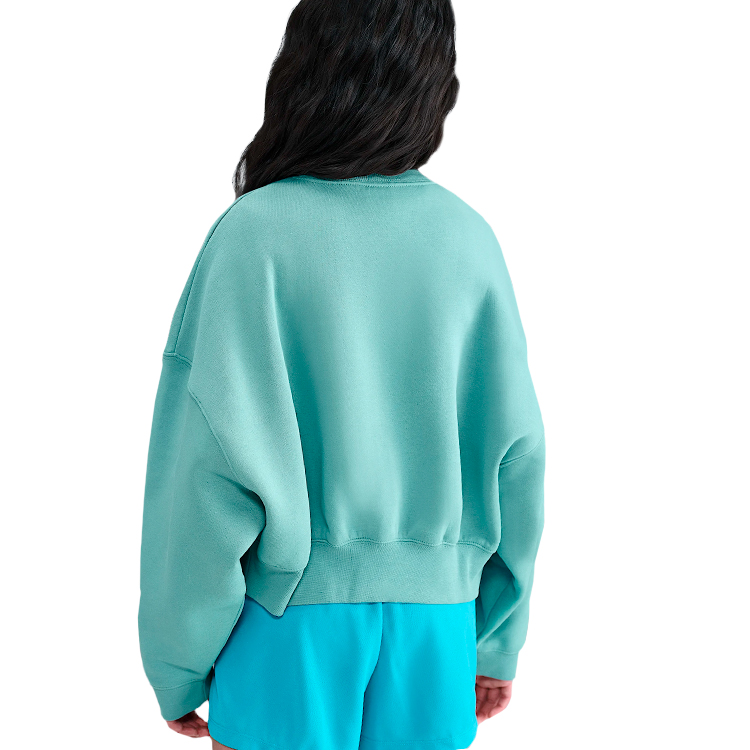 Jacheta Nike G NSW TREND FLC CRP CREW M Verde Femei photo 2