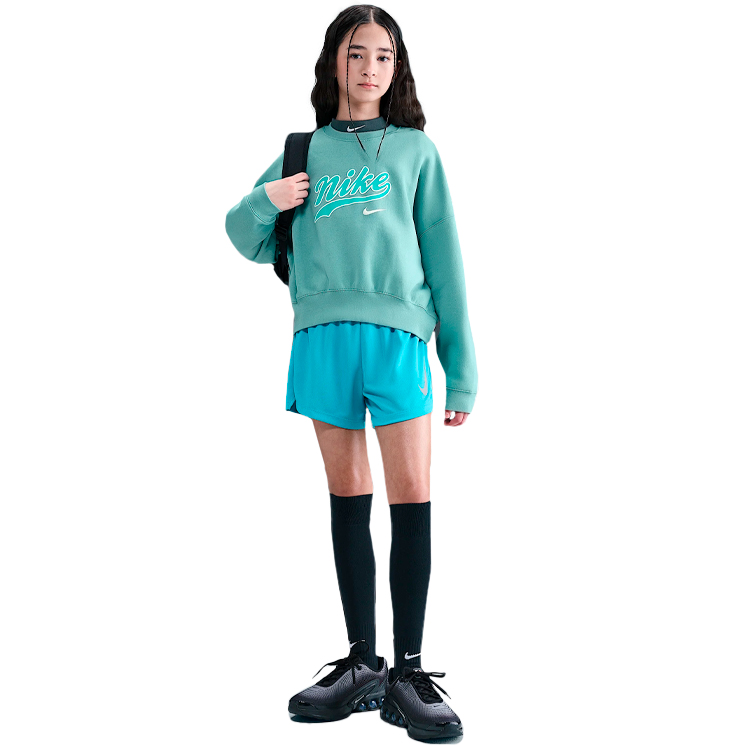 Jacheta Nike G NSW TREND FLC CRP CREW M Verde Femei photo 3