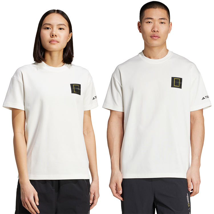 Tricou bărbătesc Adidas U NATGEO GF TEE XS Alb photo 5