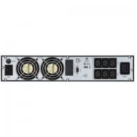 APC Easy-UPS Rack Mounting 2U SRV3KRIRK (SRV3KRI+SRVRK1), 3000VA/2400W, Double-conversion On-line UPS, 6 x IEC Sockets ( 6 IEC C13, all 6 Battery Backup + Surge Protected), Multifunction LCD Display, DB-9 RS-232, Smart-Slot, USB, with Rail Kit thumbnav 3