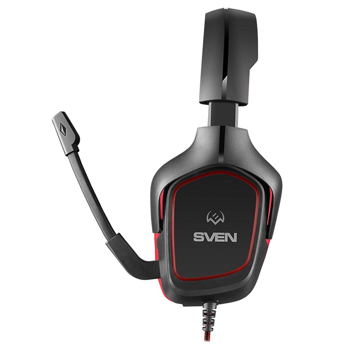 Casti Gaming SVEN AP-G333MV, Black-Red photo 2
