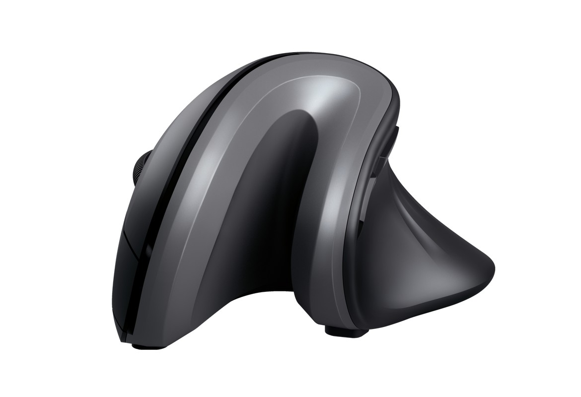 Mouse Wireless Ergonomic Trust Verro, Black photo 1