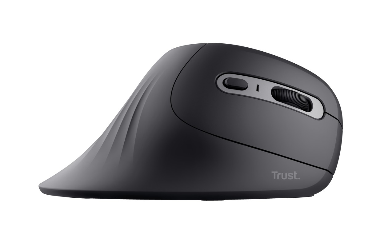 Mouse Wireless Ergonomic Trust Verro, Black photo 3