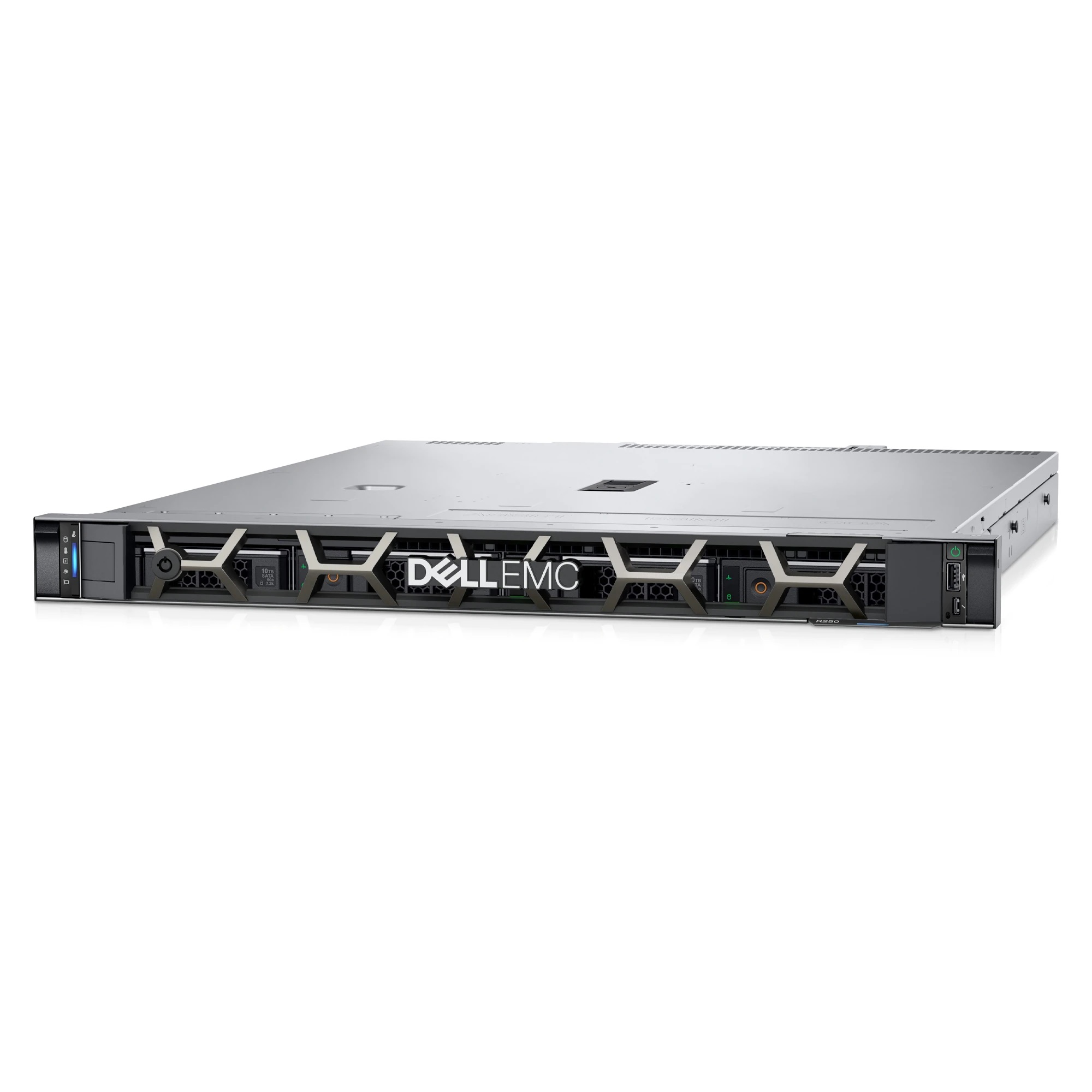 Dell PowerEdge R250 1U Rack, Intel Xeon E-2314 (2.8GHz, 8M, 4C/4T, 65W), 1x16GB UDIMM DDR4 RAM, 2TB HDD SATA, (Chassis 4x3.5” Hot-Plug HDD), iDRAC9 Basic, On-Board LOM Broadcom 5720 Dual Port 1Gb, TPM 2.0 V3, Single Hot-Plug 700W PSU Titanium, 1U/2U Stat photo 1 Dell PowerEdge R250 1U Rack, Intel Xeon E-2314 (2.8GHz, 8M, 4C/4T, 65W), 1x16GB UDIMM DDR4 RAM, 2TB HDD SATA, (Chassis 4x3.5” Hot-Plug HDD), iDRAC9 Basic, On-Board LOM Broadcom 5720 Dual Port 1Gb, TPM 2.0 V3, Single Hot-Plug 700W PSU Titanium, 1U/2U Stat photo 1