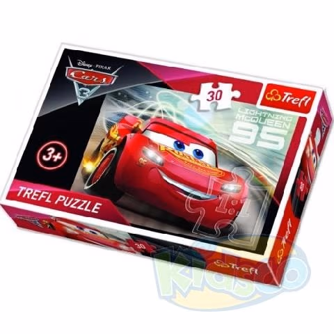 Trefl 18215 Puzzle 30 Lighting Mcqueen