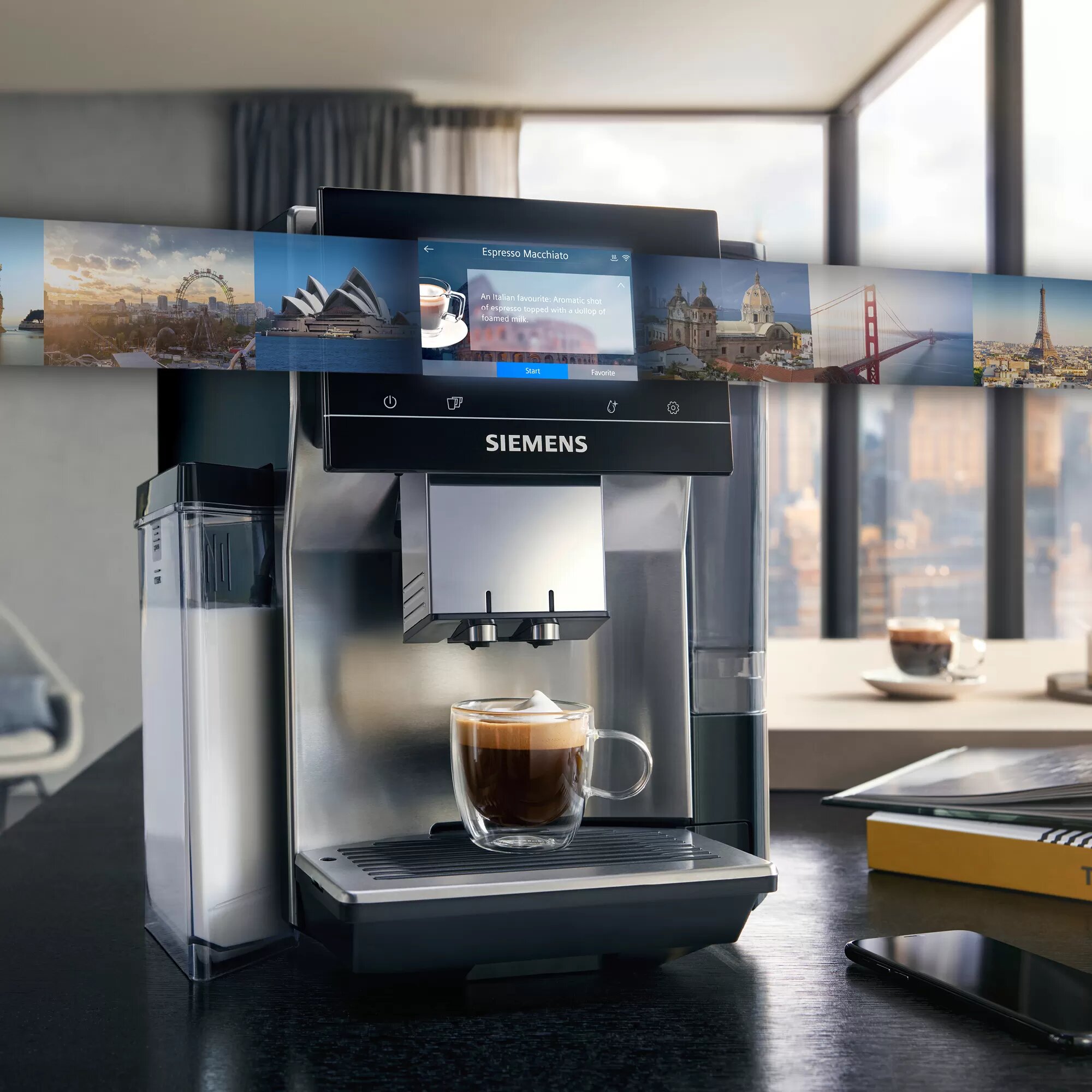 Aparat de cafea Espresso Siemens TQ707R03 / 19 bar / Espresso  photo 5