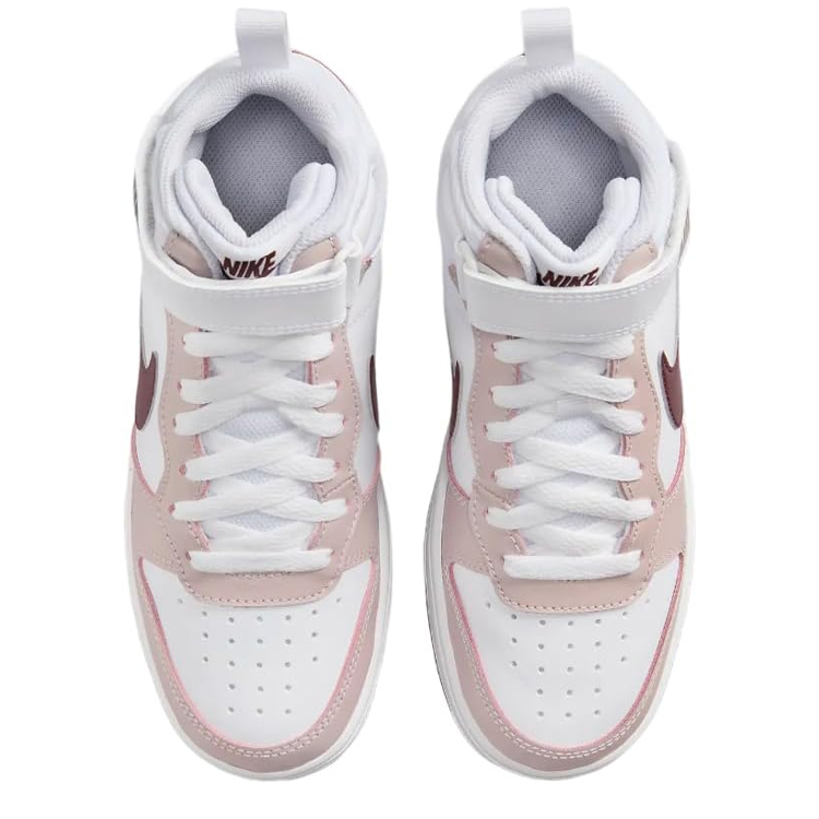 Кроссовки Nike COURT BOROUGH MID 2 GS / Женский / 36.5 / Белый/Розовый photo 4