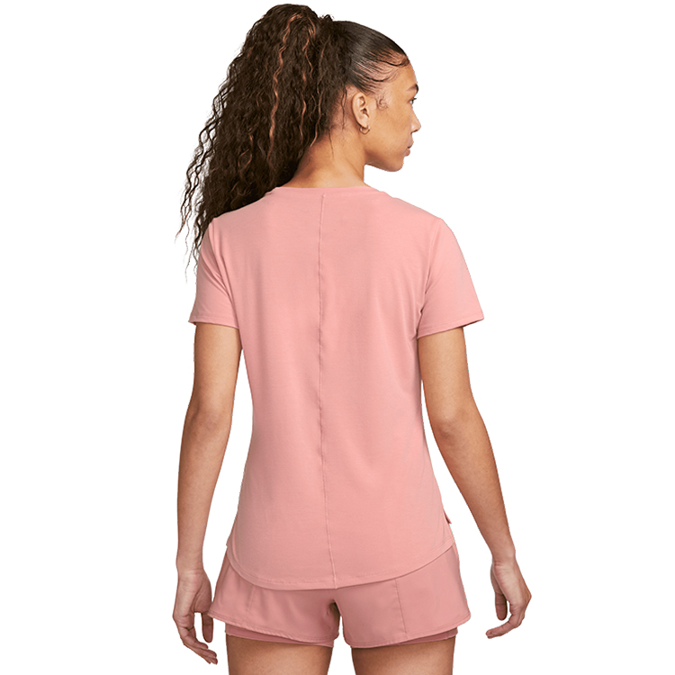 Tricou Nike W NK ONE LUXE DF SS STD TOP / Femei / L / Roz photo 4