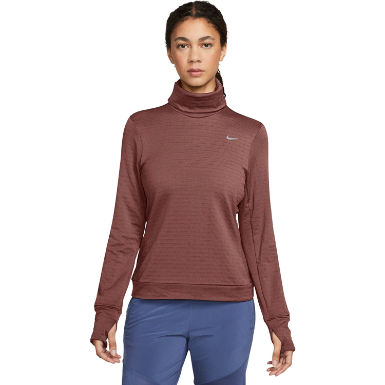 Hanorac Nike W NK SWIFT ELEMNT TF TTLNK / Femei / L / Maro photo 2