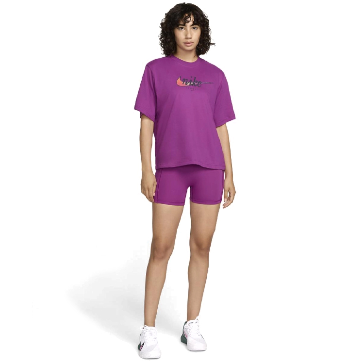 Tricou Nike W NK DF SLAM SS TEE M Violet Femei photo 2