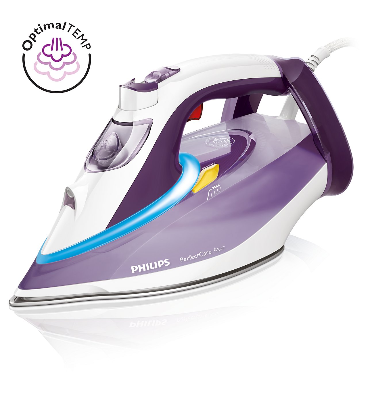 Утюг Philips GC4918, 350 мл, Фиолетовый/Белый photo Утюг Philips GC4918, 350 мл, Фиолетовый/Белый photo