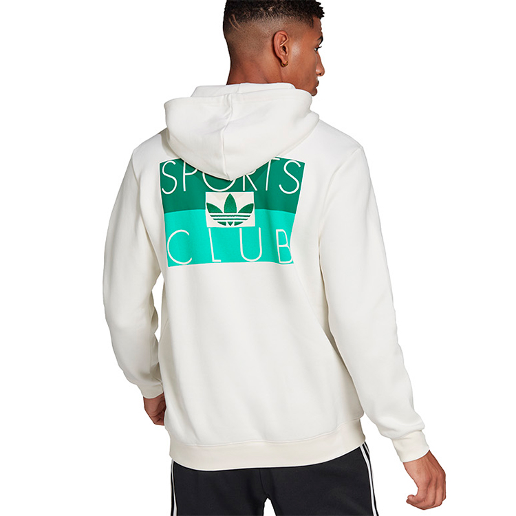 Hanorac pt bărbați Adidas Sprts Cl Hoodie   S Alb photo 3