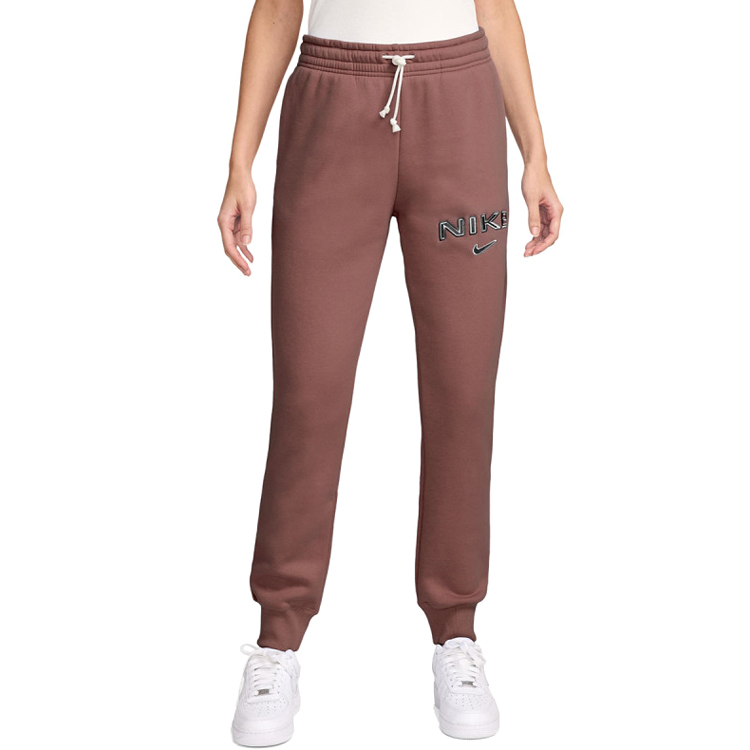 Брюки Nike W NSW PHNX FLC MR STD LOGO PNT L Коричневый Женский photo 2