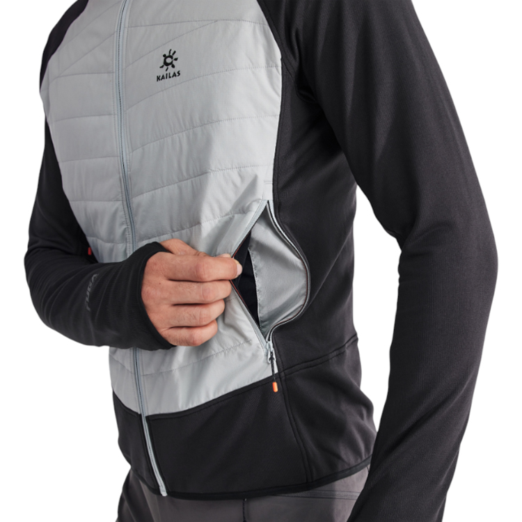 Hanorac pt bărbați Kailas AT40 Dynamic Insulated Jacket M Negru-gri photo 5