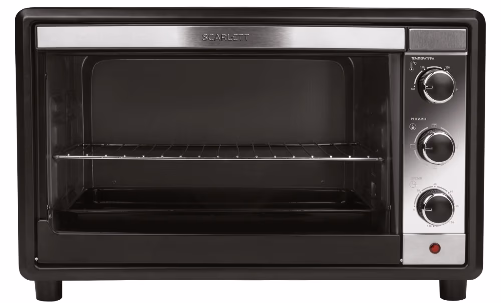Cuptor electric Scarlett SC-EO93O18, 35 l, 1600 W, Negru
