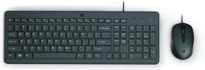 Tastatura si mouse HP 150, Black thumbnav 1