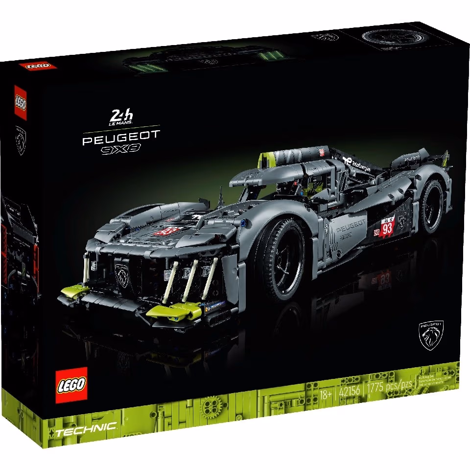 Lego Technic 42156 PEUGEOT 9X8 24H Le Mans Hybrid Hypercar