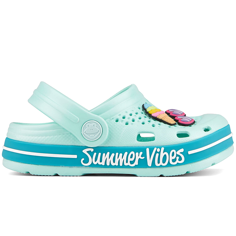 Шлепанцы COQUI Clogs LINDO + Amulet / см / Ментоловый/Бирюзовый photo 2