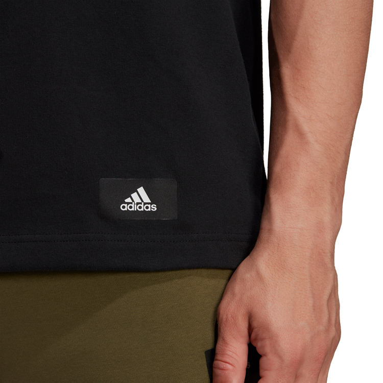 Tricou bărbătesc Adidas M FI 3S Tee S Negru photo 6