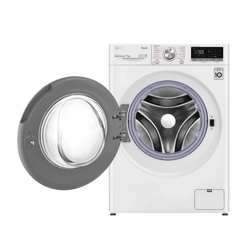 Masina de spalat cu uscator LG F2DV5S7S1E 7 kg /1200 rot/min /E /Alb photo 2