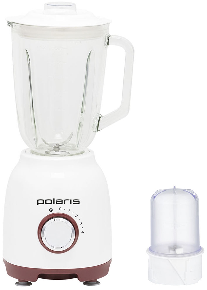 Blender Polaris PTB0821G, 800 W, 4 trepte viteza, Alb photo 1 Blender Polaris PTB0821G, 800 W, 4 trepte viteza, Alb photo 1