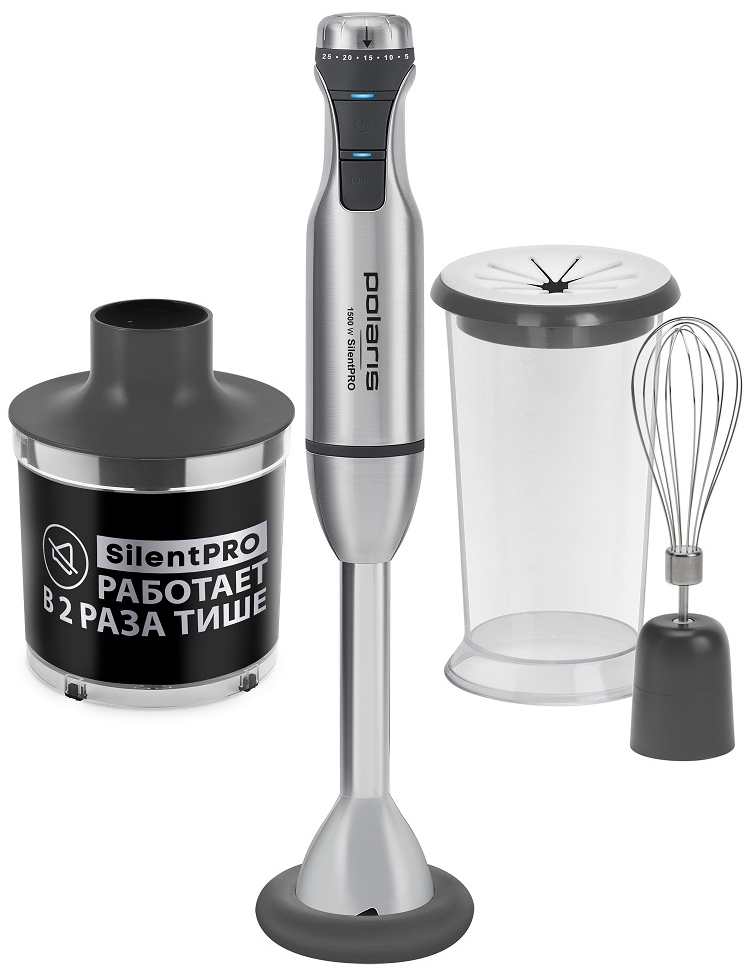 Blender Submersibil Polaris PHB1591L Gri / 25 viteze / 700 ml photo 1