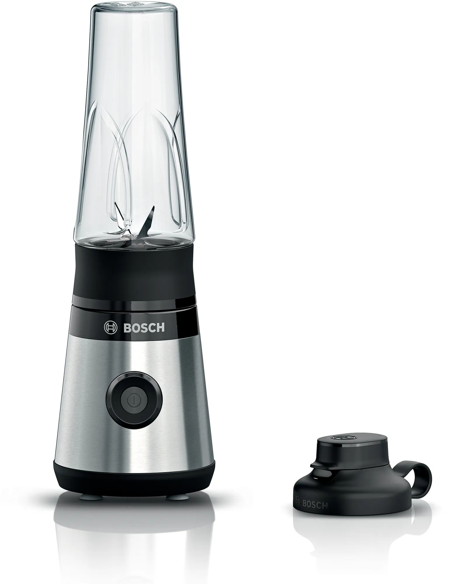 Blender pentru smoothie Stationar Bosch MMB2111M Negru cu inox / Da viteze / 650 ml photo 1 Blender pentru smoothie Stationar Bosch MMB2111M Negru cu inox / Da viteze / 650 ml photo 1