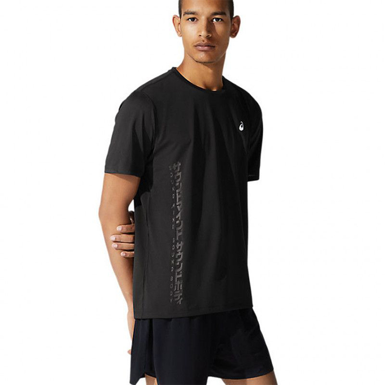 Футболка мужская Asics SMSB RUN SS 2XL Черный photo 5