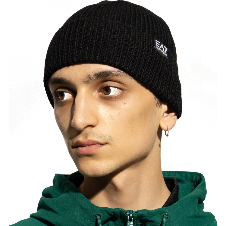 Caciula EA7 EMPORIO ARMANI BEANIE HAT M Negru photo 4