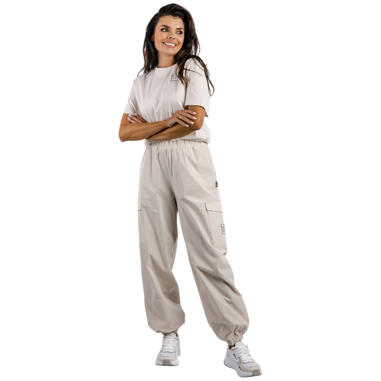 Pantaloni EA7 EMPORIO ARMANI TROUSER M Bej Femei photo 2