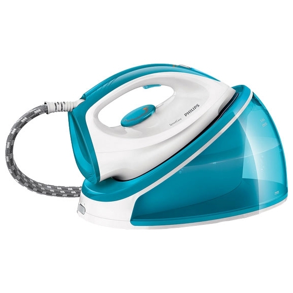 Generator de aburi Philips GC6602, 2400 W, 1300 ml, Alb-verde photo 