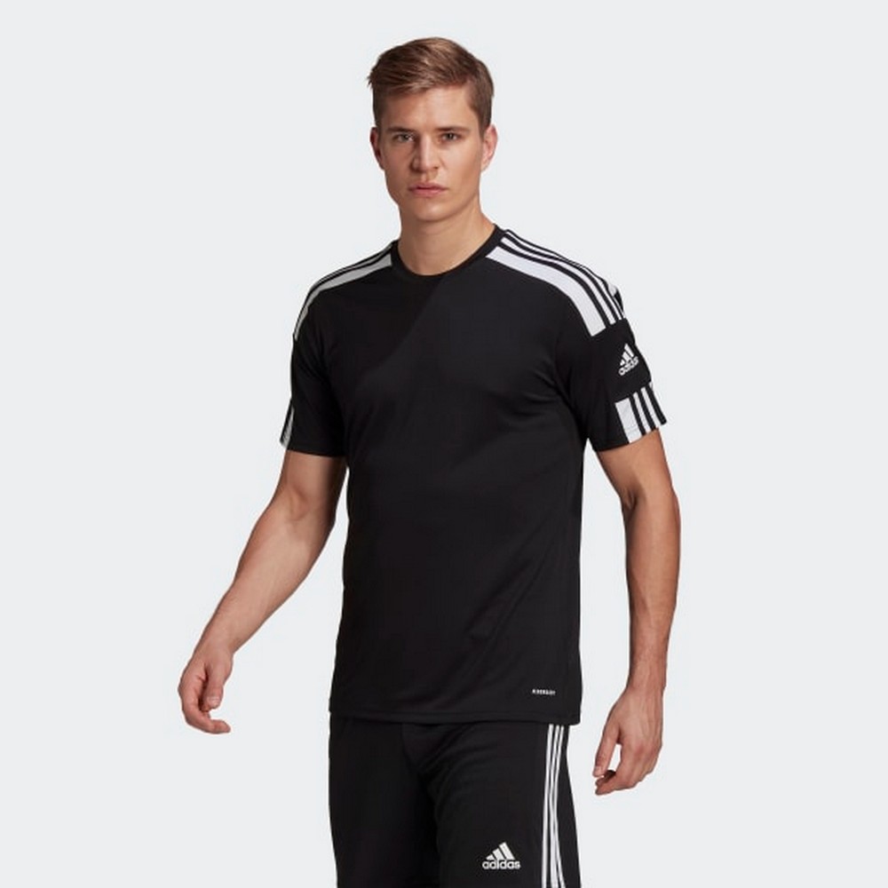 Tricou bărbătesc Adidas SQUAD 21 JSY SS S Alb photo 2