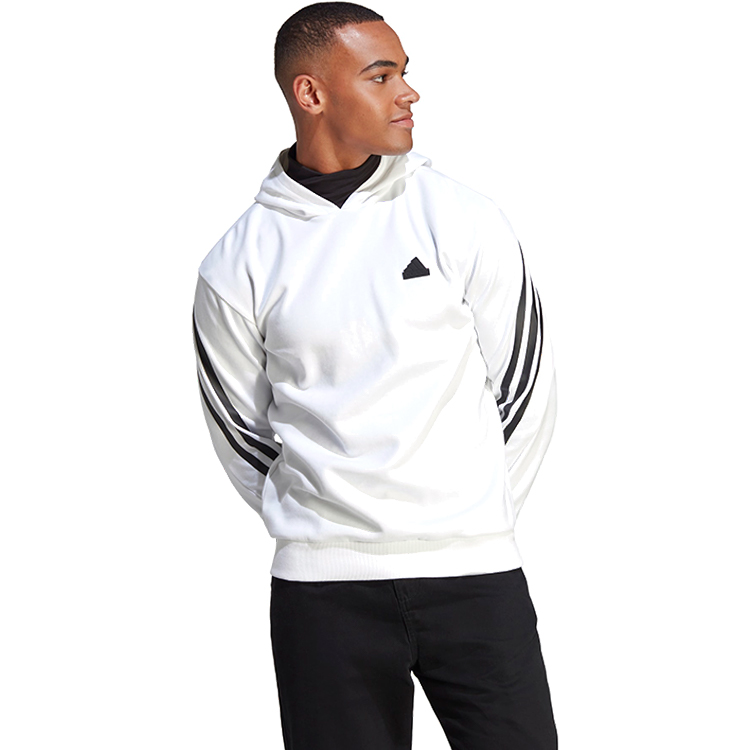 Hanorac pt bărbați Adidas M FI 3S HD S Alb photo 2