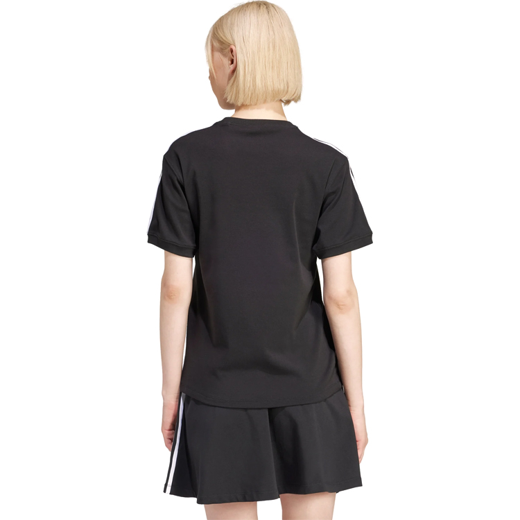 Tricou Adidas 3 STRIPE TEE L Negru Femei photo 3