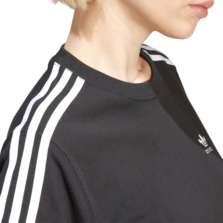 Tricou Adidas 3 STRIPE TEE L Negru Femei photo 5