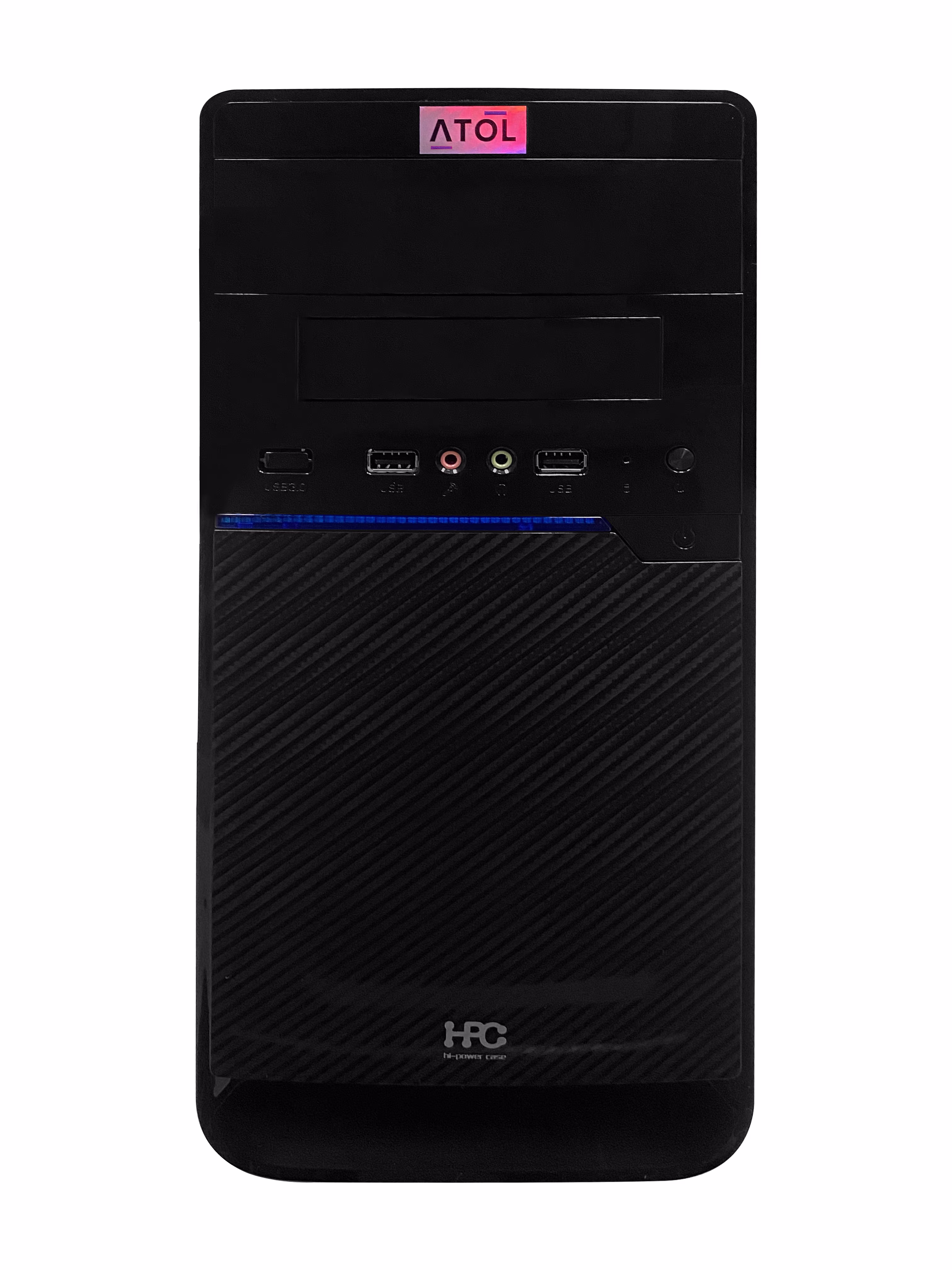 ATOL PC1025MP - Office #6: AMD Dual-Core 3000G 2C/4T 3.5GHz/ Biostar B450MH/ RAM Goodram 8GB DDR4-2666/ 2.5" SSD Goodram CL100 240GB/ Case HPC D-08 mATX 500W, OS Linux 
