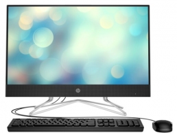 All-in-One PC - 23.8" HP AiO 24-df1064ur 23.8" FHD AG UWVA, Intel Core i3-1125G7, 1x8GB (2 slots) DDR4, 256GB M.2 PCIe NVMe SSD, Intel® Iris Xe Graphics, CR, HD Cam, WiFi ac 1x1 + BT5, HDMI, LAN, Wired USB KB & USB mouse, Windows 11 SL, Jet Black. thumbnav 1