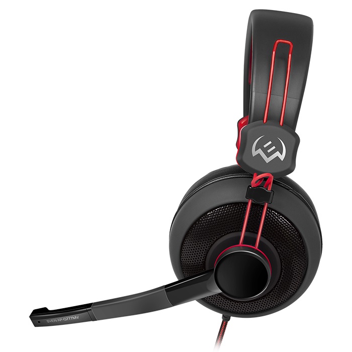 Casti SVEN AP-G777MV, Black/Red photo 3
