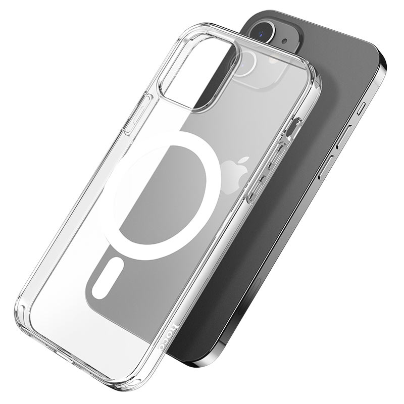 Husa pentru Smartphone HOCO  Magnetic series for  Apple iPhone 14 Pro,  Transparent photo 1