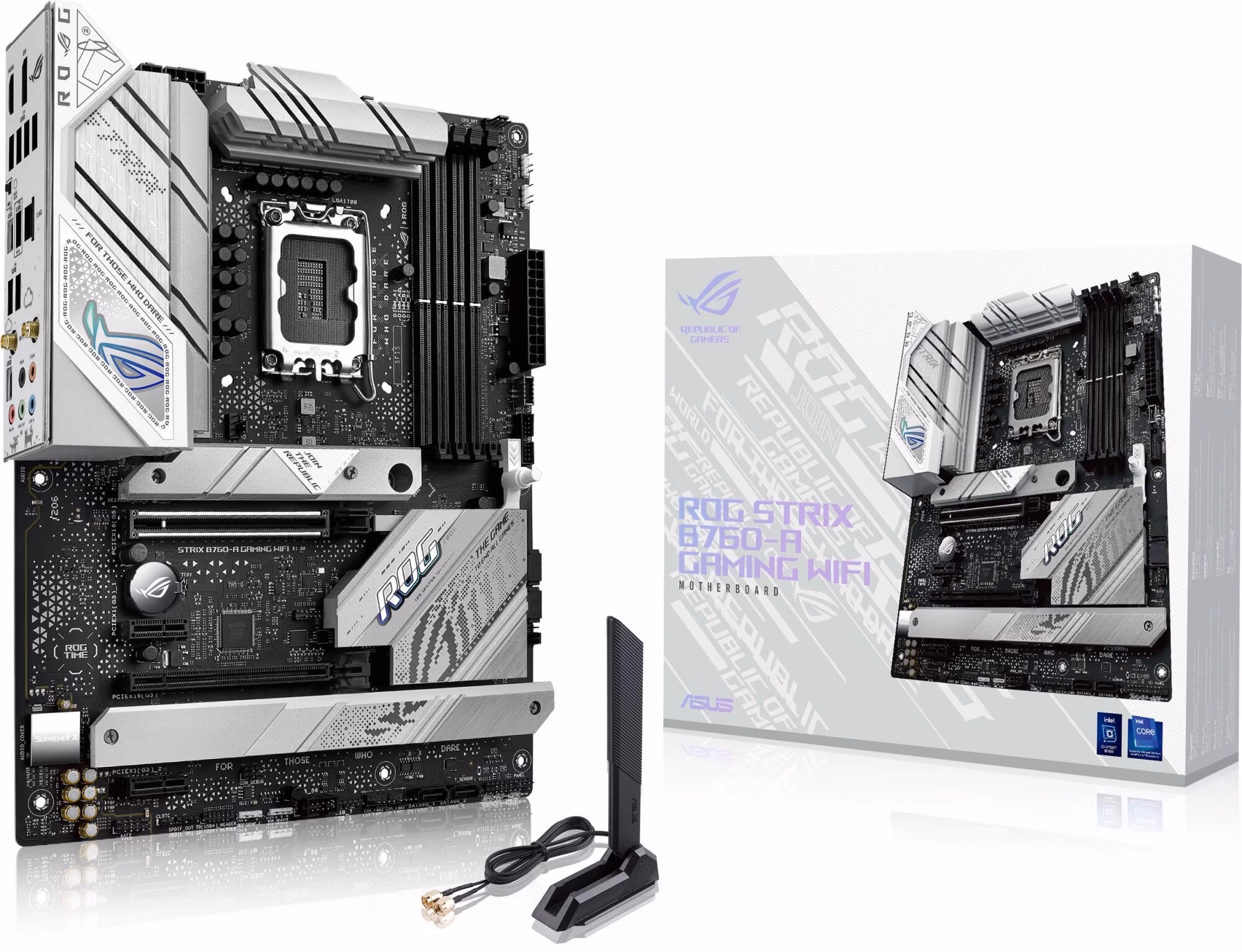 Placa de baza ASUS ROG STRIX B760-A GAMING WIFI / 1700 / B760 / DDR5 / ATX