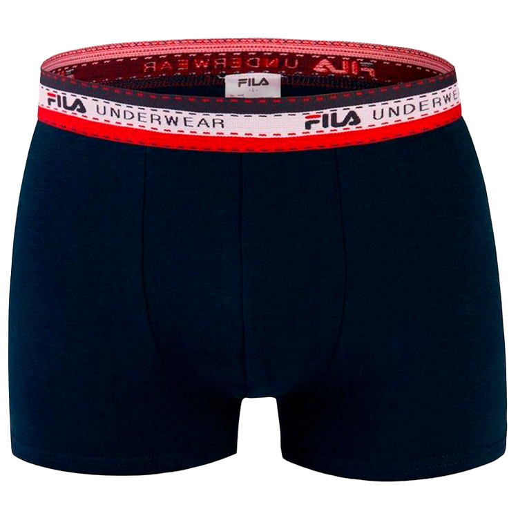 Трусы мужские боксер Fila UW MAN BOXER WITH FILA UNDERWEAR LOGO  M Синий Мужской photo 2